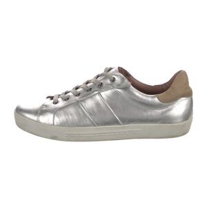 Joie Leather Silver Sneaker